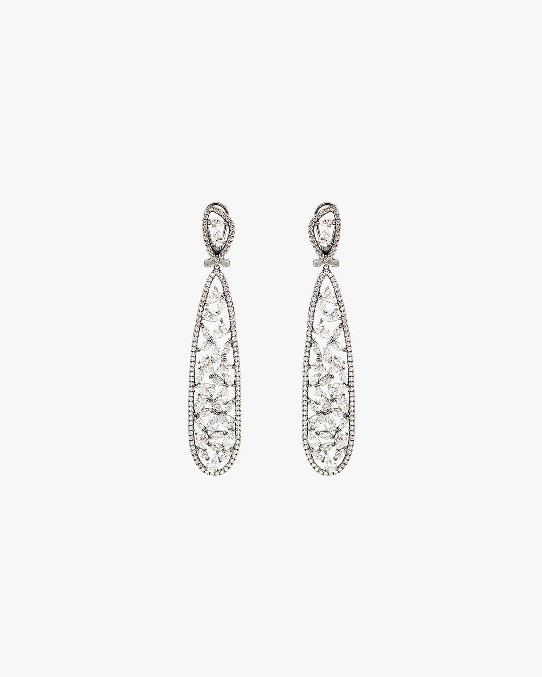 Talia Silver Drop Earrings