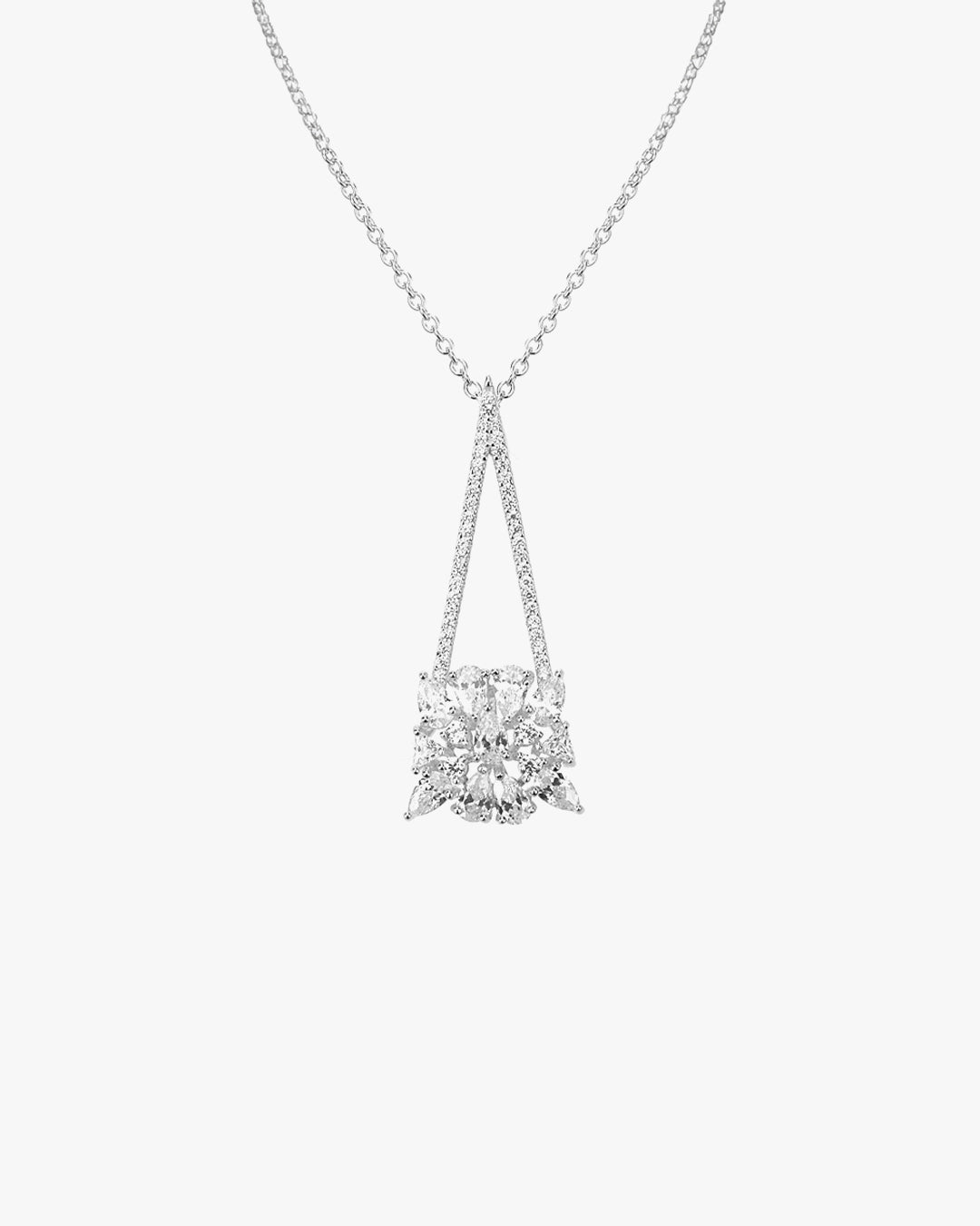 Silver Stardust Pendant Necklace