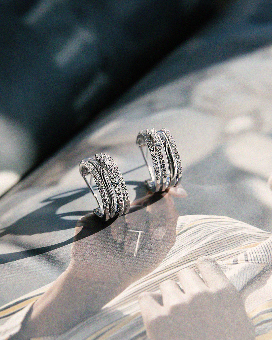 Ivy Wire Silver Hoop Earrings