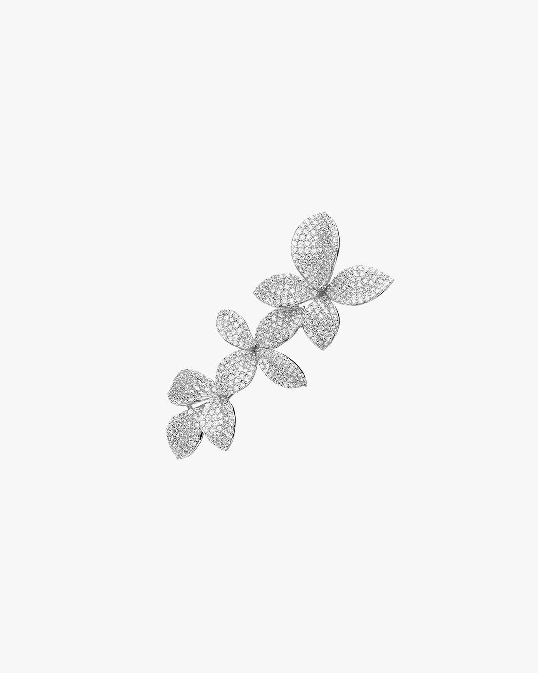 Jasmine Blossom Silver Pin Brooch