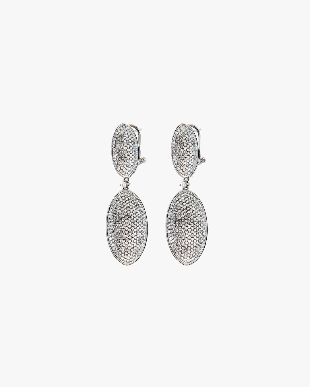 Marry Mirror Silver Earrings