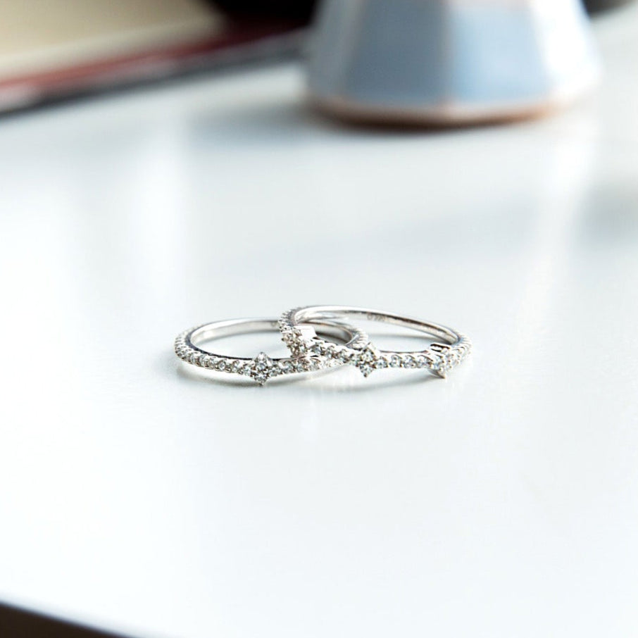 Sweet Combo Silver Ring