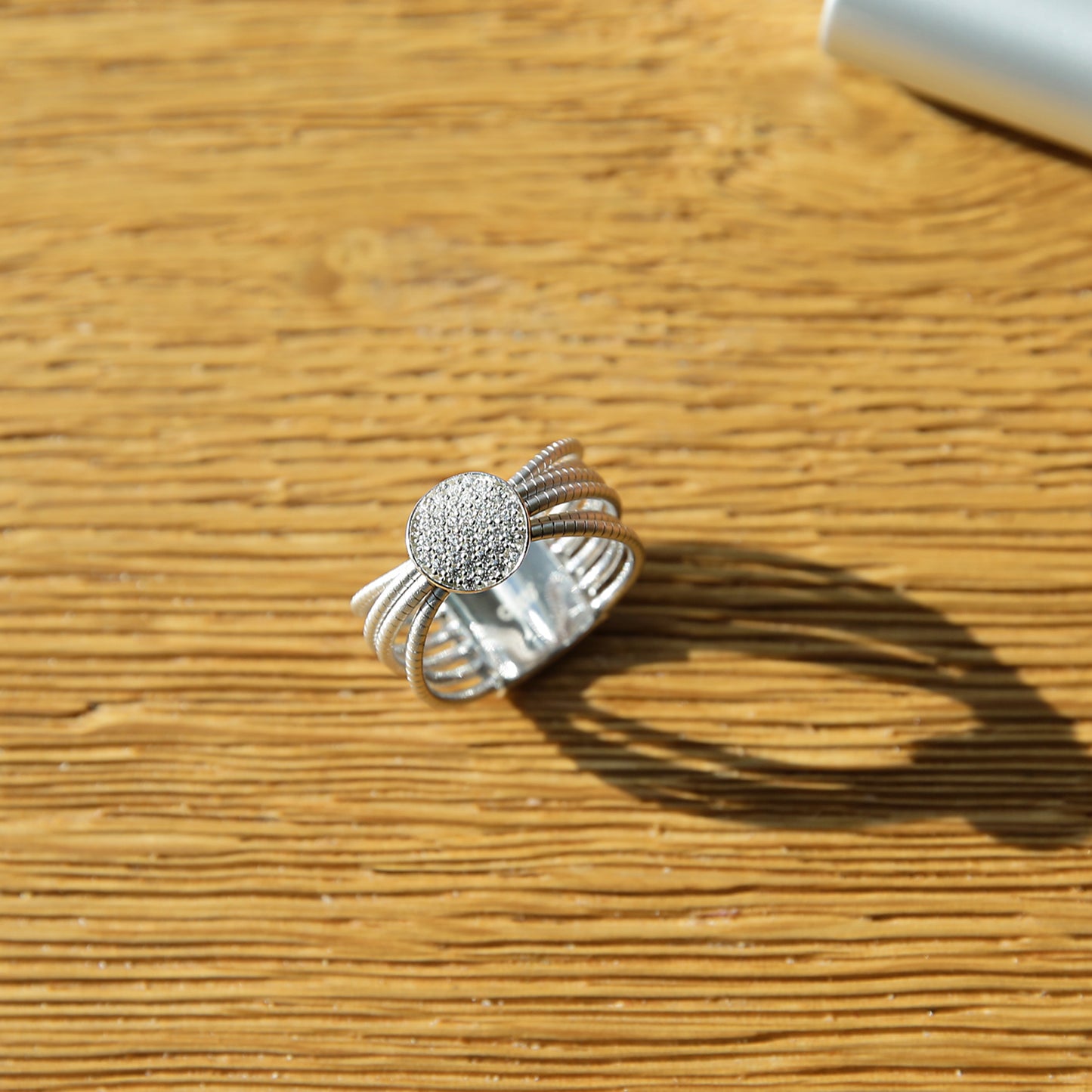 Together Wire Silver Ring