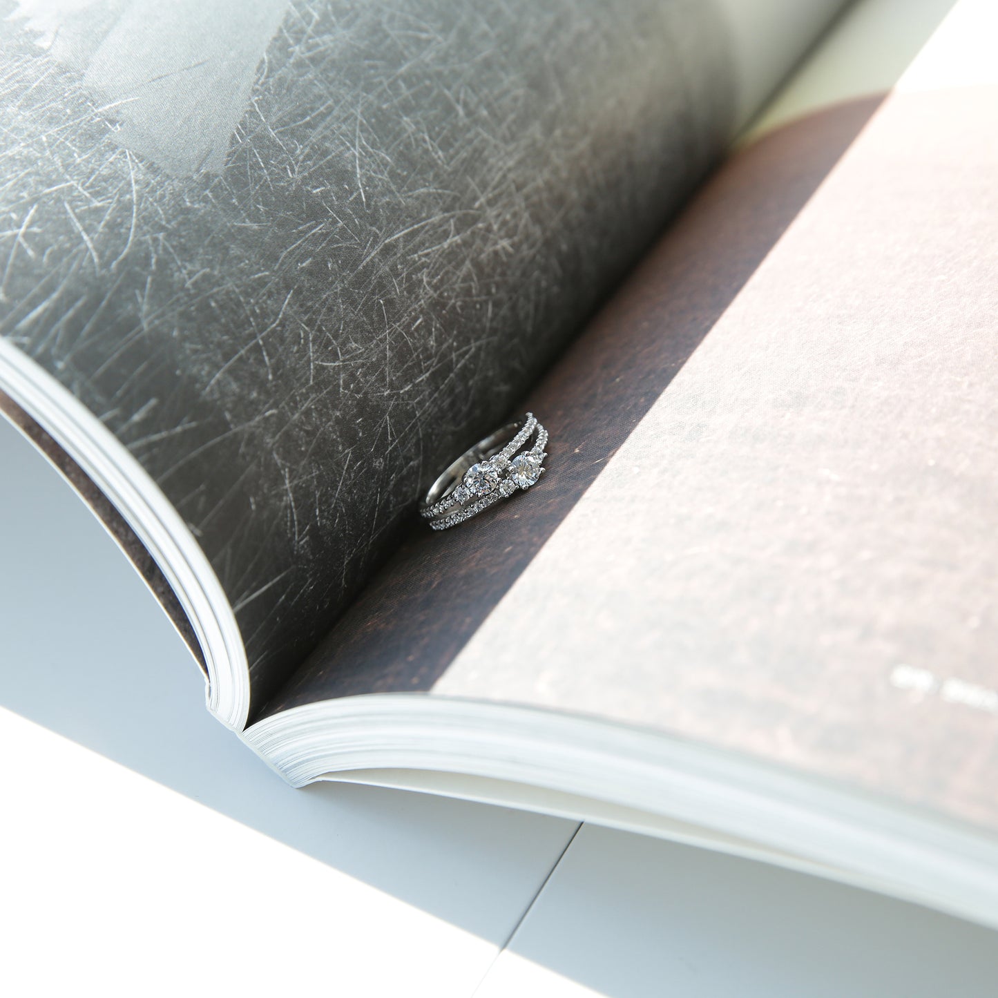 Double Shine Silver Ring