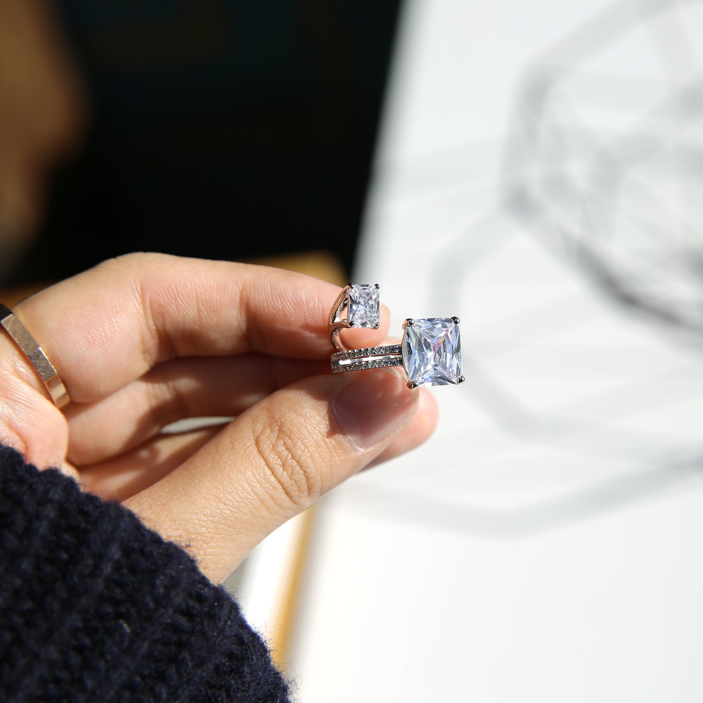 Jenny Twins Silver Ring