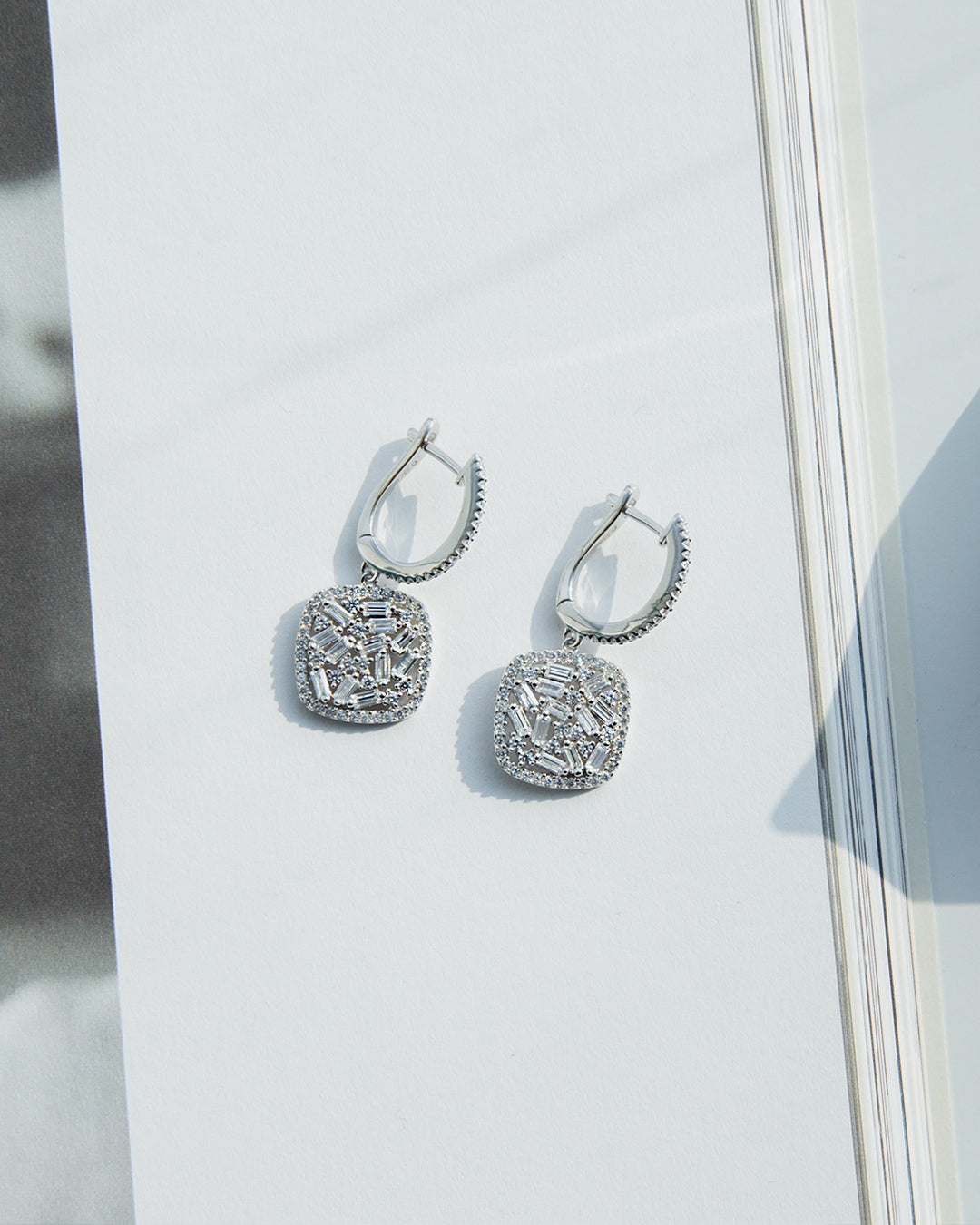 Emilia Sparkle Silver Earrings
