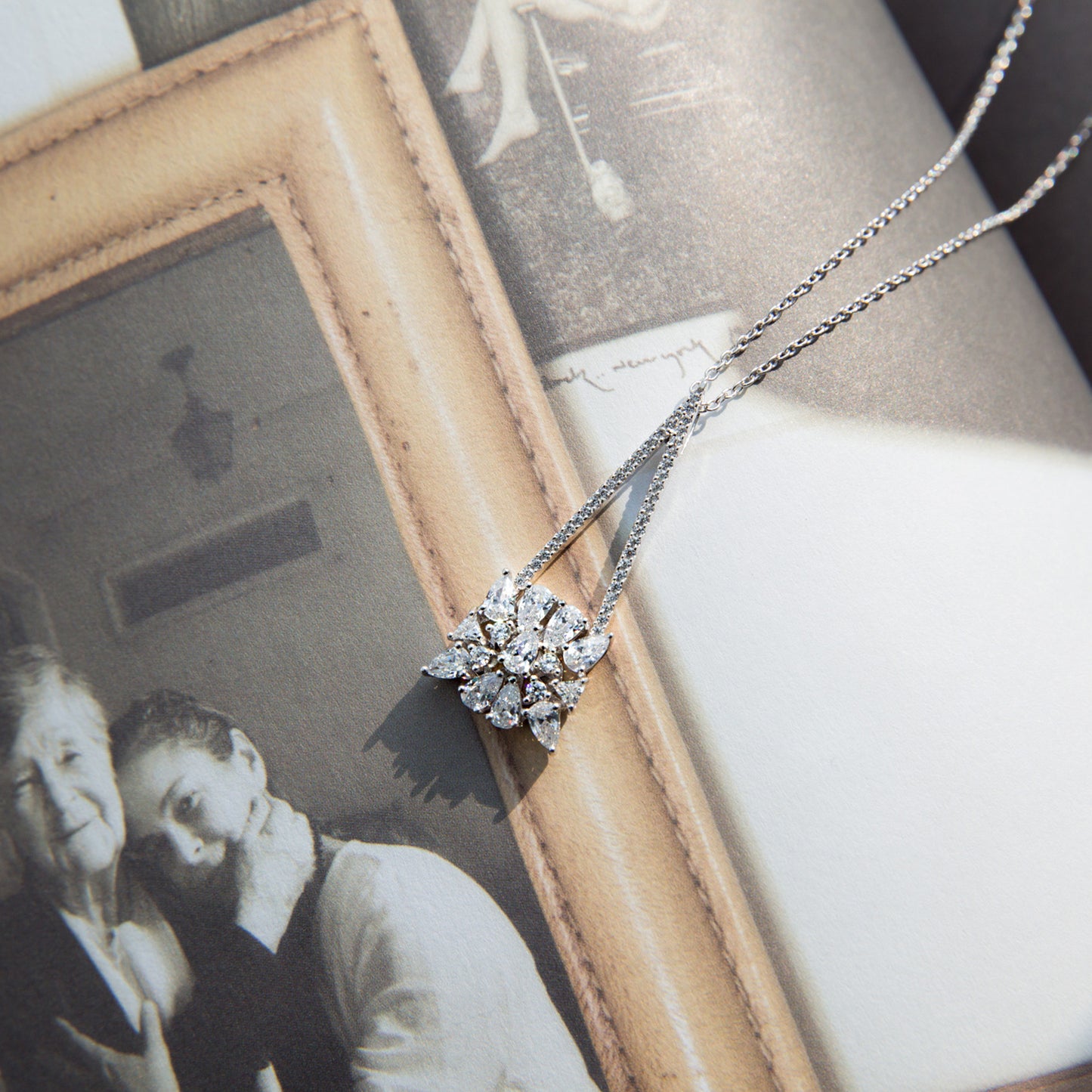 Silver Stardust Pendant Necklace