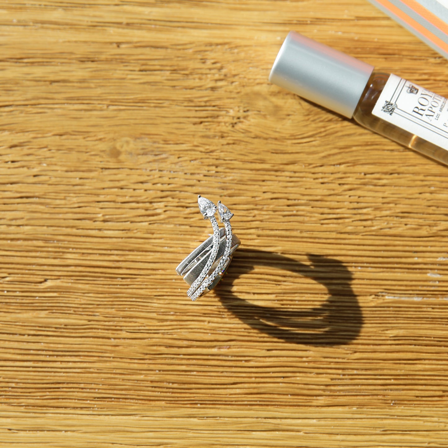 Twice Italian Wire Silver Ring