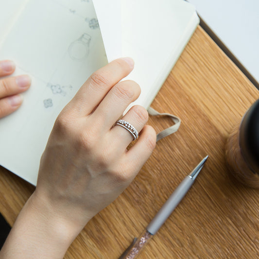 Rosemary Wire Silver Ring